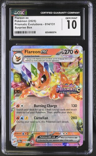 Flareon ex (Stamped) 014/131 Prismatic Evolutions CGC 10 6054960074