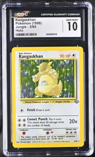 Kangaskhan - Holo 5/64 Jungle CGC 10 6060884219