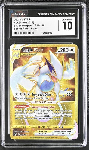 Lugia VTSAR 211/195 Silver Tempest CGC 10 6110206152