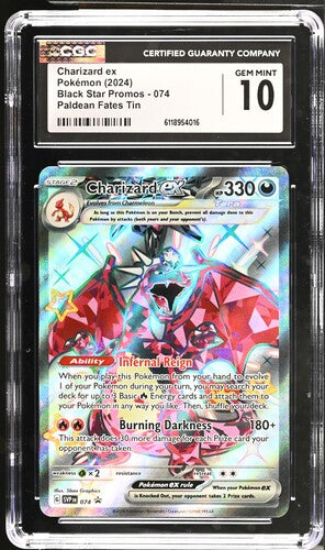 Charizard ex (074) Black Star Promo CGC 10 6118954016