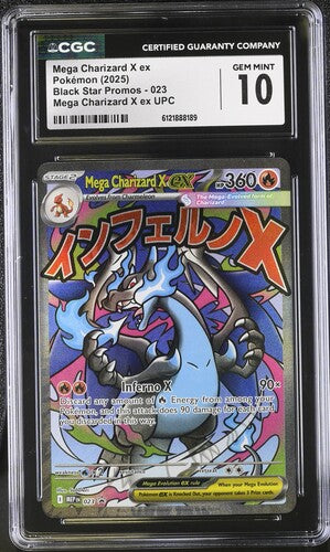 Mega Charizard X ex (023) Black Star Promo CGC 10 6121888189