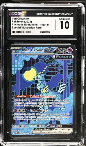 Iron Crown ex 158/131 Prismatic Evolutions CGC 10 6147957229