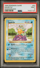 Squirtle Shadowless 63/102 Base Set PSA 9 74327125