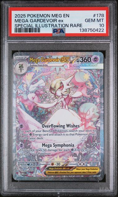Mega Gardevoir ex 178/132 Mega Evolution PSA 10 138750422