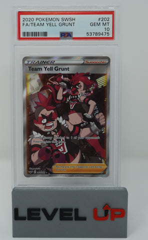 Team Yell Grunt 202/202 Sword & Shield PSA 10 53789475