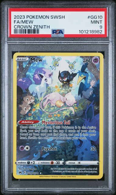 Mew GG10/GG70 Crown Zenith PSA 9 101218982