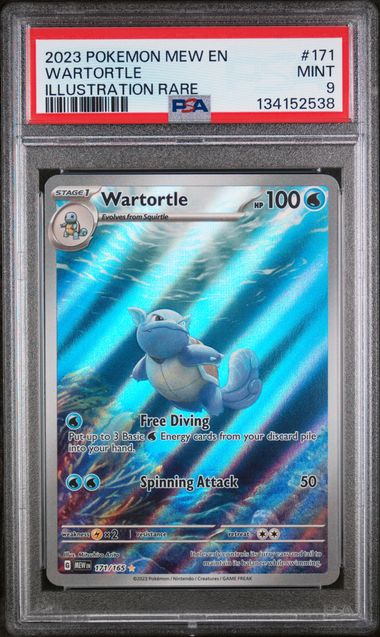 Wartortle 171/165 S&V 151 PSA 9 134152538