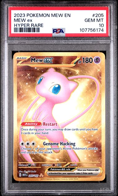 Mew ex 205/165 S&V: 151 PSA 10 107756174