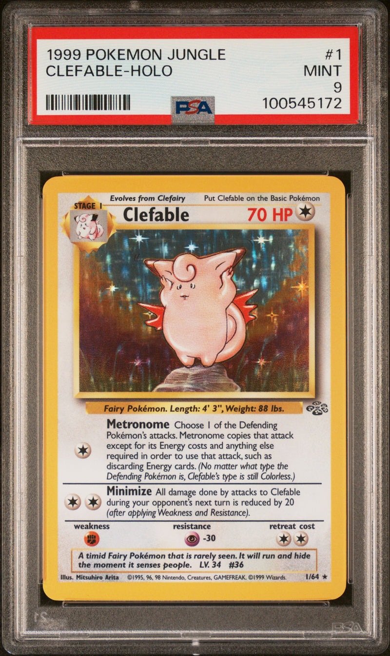Clefable 1/64 Jungle PSA 9 100545172