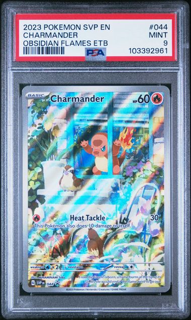 Charmander 044 Obsidian Flames Black Star Promo PSA 9 103392961