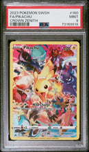Pikachu 160/159 Sword & Shield: Crown Zenith PSA 9 73169918