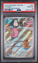 Chansey 187/167 Twilight Masquerade Illustration Rare PSA 10 135573435