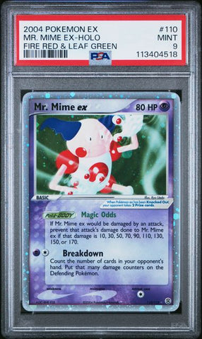 Mr. Mime ex 110/112 Fire Red & Leaf Green PSA 9 113404518