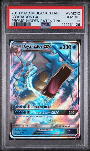 Gyarados GX SM212 Black Star Promo PSA 10 151531426