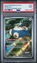 Snorlax (051) Black Star Prom PSA 9 109537933