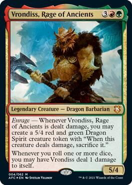Dungeons & Dragons: Adventures in the Forgotten Realms - Commander Deck (Draconic Rage) * Minimal Packaging