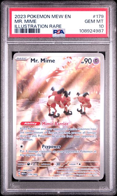 Mr. Mime 179/165 S&V: 151 PSA 10 108924987