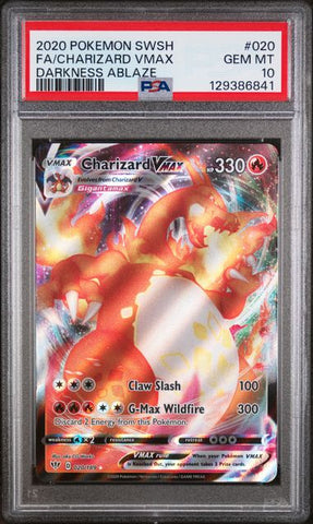 Charizard VMAX 020/189 Darkness Ablaze PSA 10 129386841