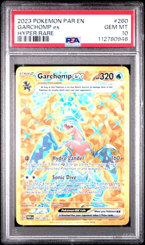 Garchomp ex 260/182 Paradox Rift PSA 10 112780946