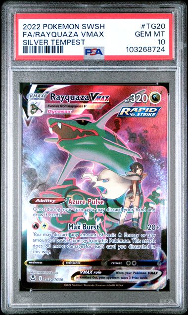 Rayquaza VMAX TG20/TG30 Silver Tempest PSA 10 103268724