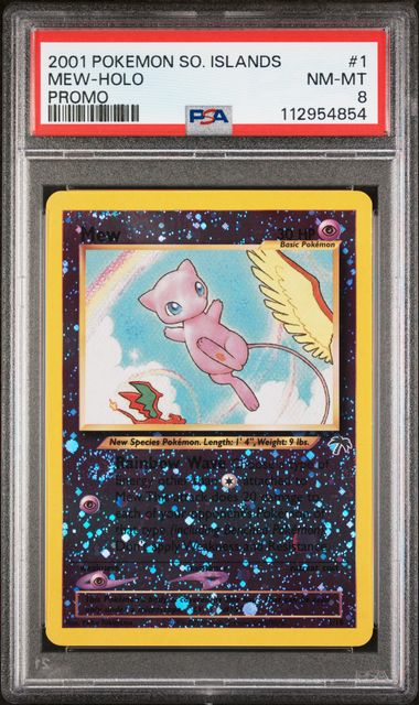 Mew - Holo 1/18 Southern Islands PSA 8 112954854
