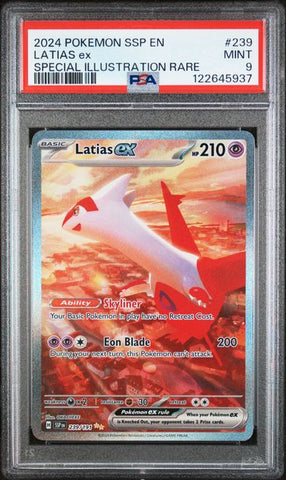 Latias ex 239/191 Surging Sparks PSA 9 122645937