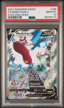 Medicham V 186/203 Evolving Skies PSA 10 96095713