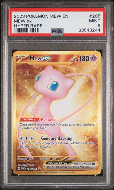 Mew ex 205/165 S&V: 151 PSA 9 83543244
