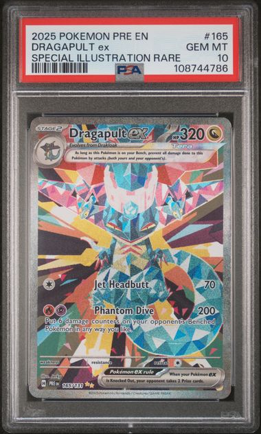 Dragapult ex 165/131 Prismatic Evolutions PSA 10 108744786