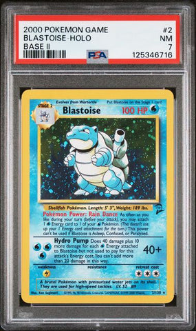 Blastoise - Holo 2/130 Base Set 2 PSA 7 125346716