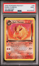Dark Flareon 35/82 Team Rocket 1st Edition PSA 9 85258065