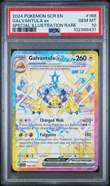 Galvantula ex 168/142 Stellar Crown PSA 10 102386431