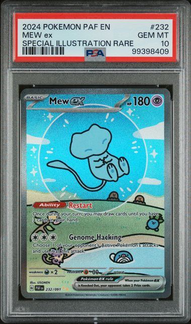 Mew ex 232/091 Paldean Fates PSA 10 99398409