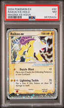 Raikou ex 92/95 EX Team Magma vs Team Aqua PSA 7 96705424