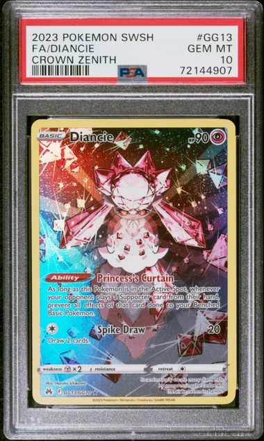 Diancie GG13/GG70 Crown Zenith PSA 10 72144907