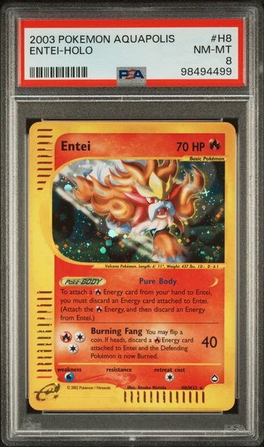 Entei H8/H32 Aquapolis PSA 8 98494499