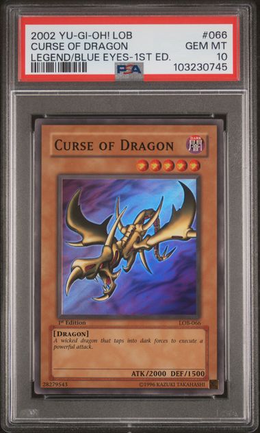 Curse of Dragon LOB-066 Legend of Blue Eyes 1st Edition PSA 10 103230745