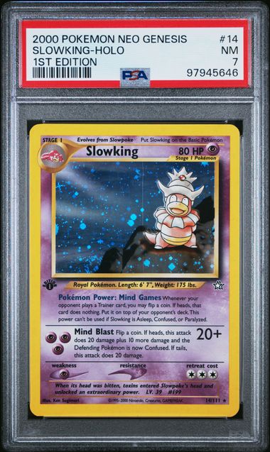 Slowking 14/111 Neo Genesis 1st Edition PSA 7 97945646