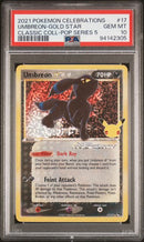 Umbreon Gold Star 17/17 Celebrations: Classic Collection PSA 10 94142305