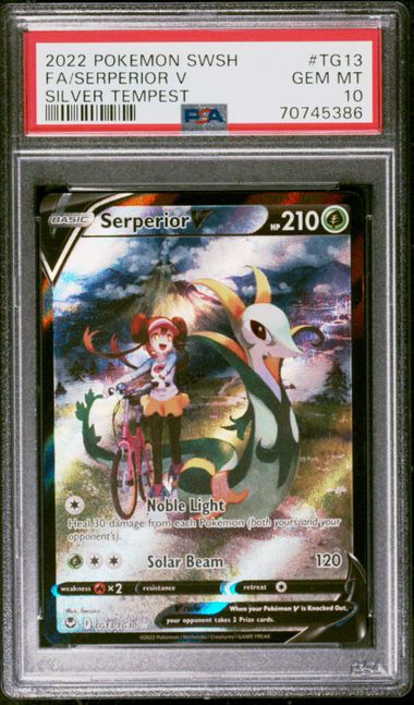 Serperior V TG13/TG30 Silver Tempest PSA 10 70745386