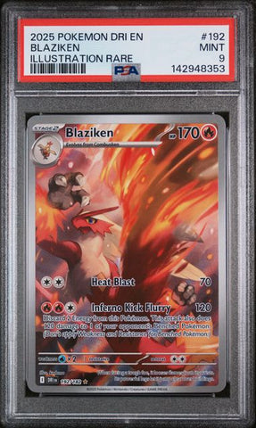 Blaziken IR Destined Rivals (192/182) PSA 9 142948353