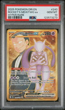 Team Rocket's Mewtwo ex 240/182 Destined Rivals PSA 10 123573273