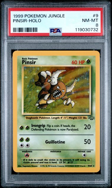 Pinsir - Holo 9/64 Jungle PSA 8 119030732
