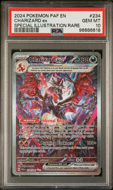 Charizard ex 234/091 Paldean Fates PSA 10 96686618