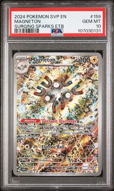Magneton 159 Scarlet & Violet Surging Sparks ETB Promo PSA 10 107030131