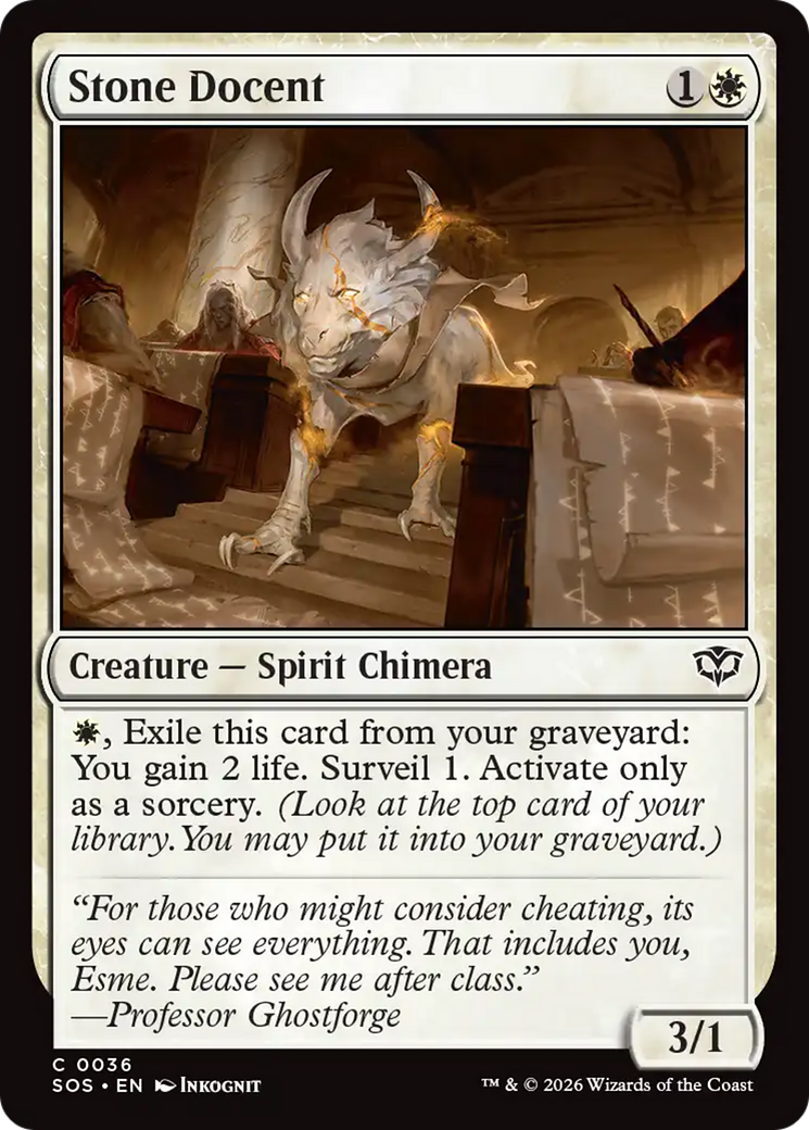 Stone Docent [Secrets of Strixhaven]