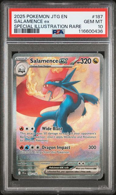 Salamence ex 187/159 Journey Together PSA 10 116600436