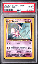 Espeon 1 Neo Discovery Holo PSA 8 127142318
