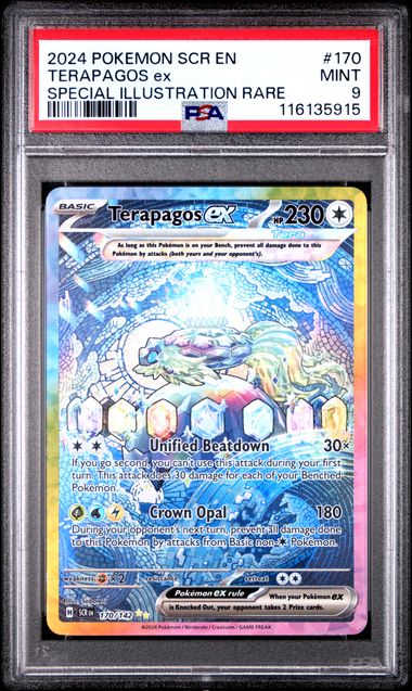 Terapagos ex 170/142 Stellar Crown PSA 9 116135915