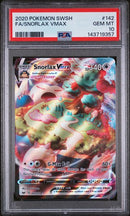 Snorlax VMAX 142 Sword & Shield Base PSA 10 143719357